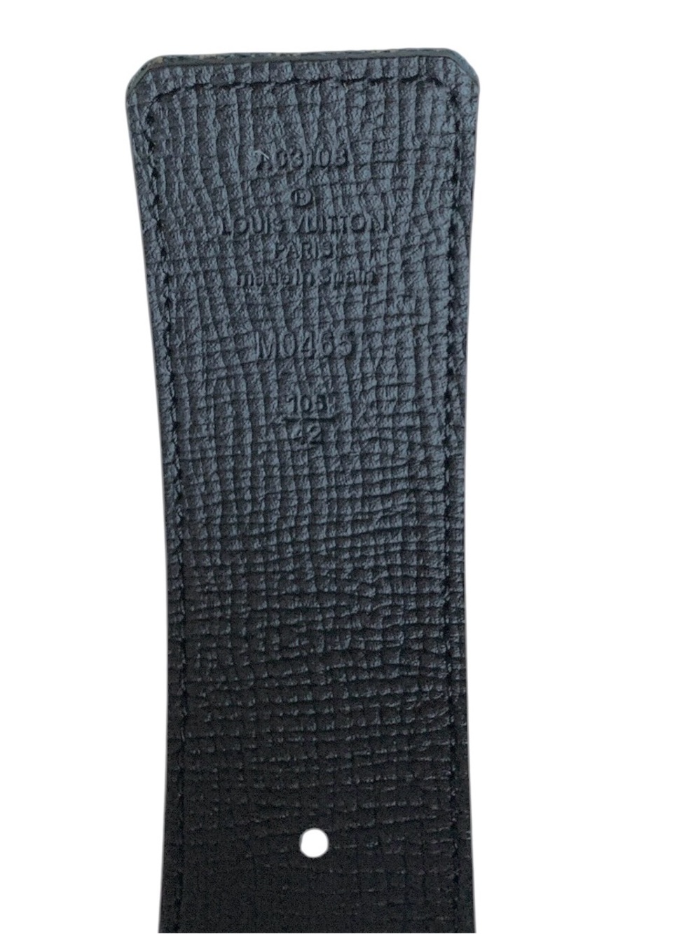 🆕 unisex Monogram Blue Belt | Statement Designer Accessory - Picture 11 of 13
